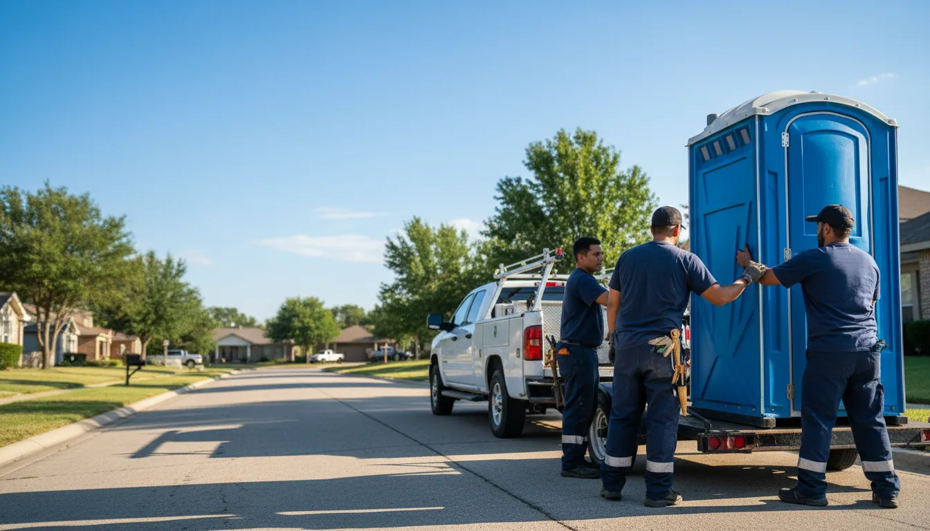 Portable Toilet Rental in Kaufman, TX near me